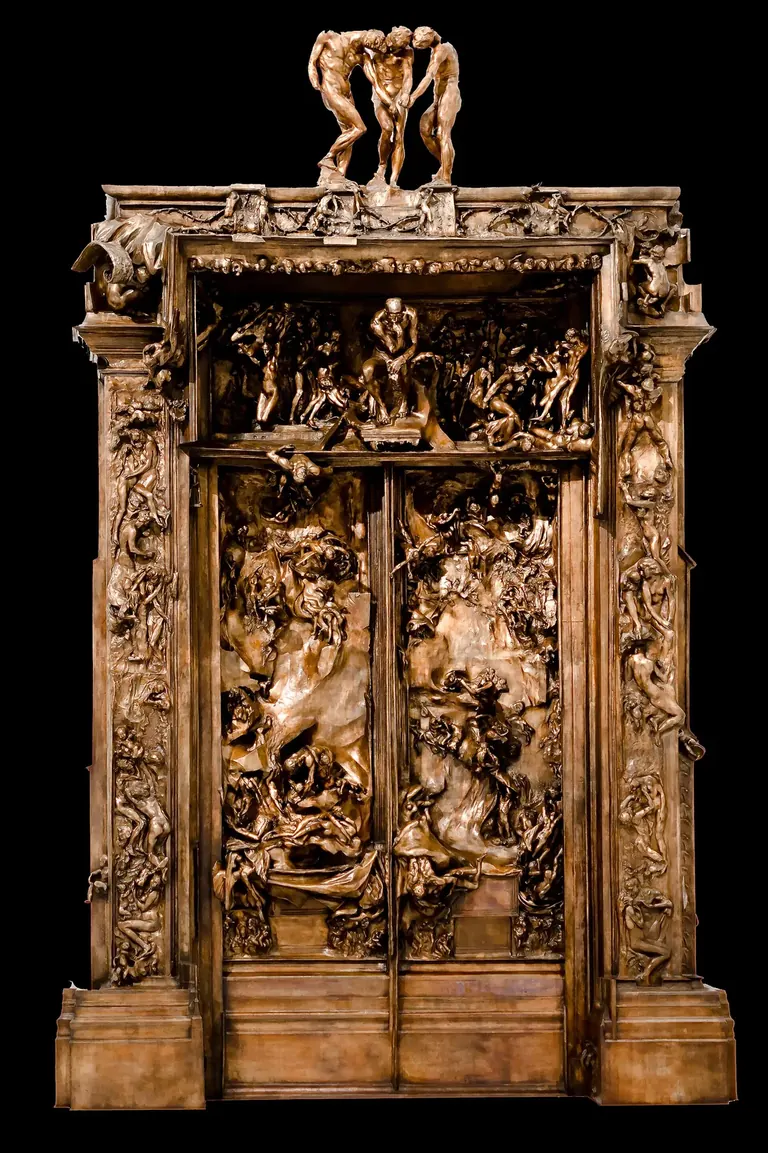 La Porta de l’infern, escultura monumental de bronze d’Auguste Rodin