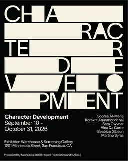 Visuel de l’exposition « Character Development »
