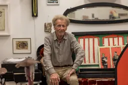 Jan Håfström dans son atelier