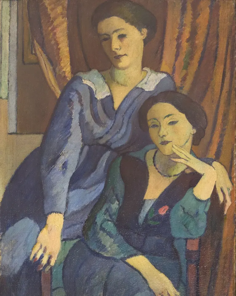 Piero Marussig, Le amiche, issu de la collection Boschi Di Stefano
