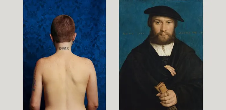 Catherine Opie's Dyke beside Hans Holbein the Younger's Hermann Hillebrandt de Wedigh