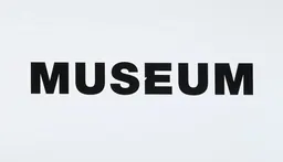 Ignasi Aballí, Rètol Museum (2006), Suñol Soler Collection