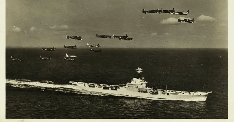 Display from the Navy 125 exhibition