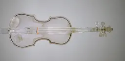 Plexiglass violin made by a prisoner of war in Foggia, 1946