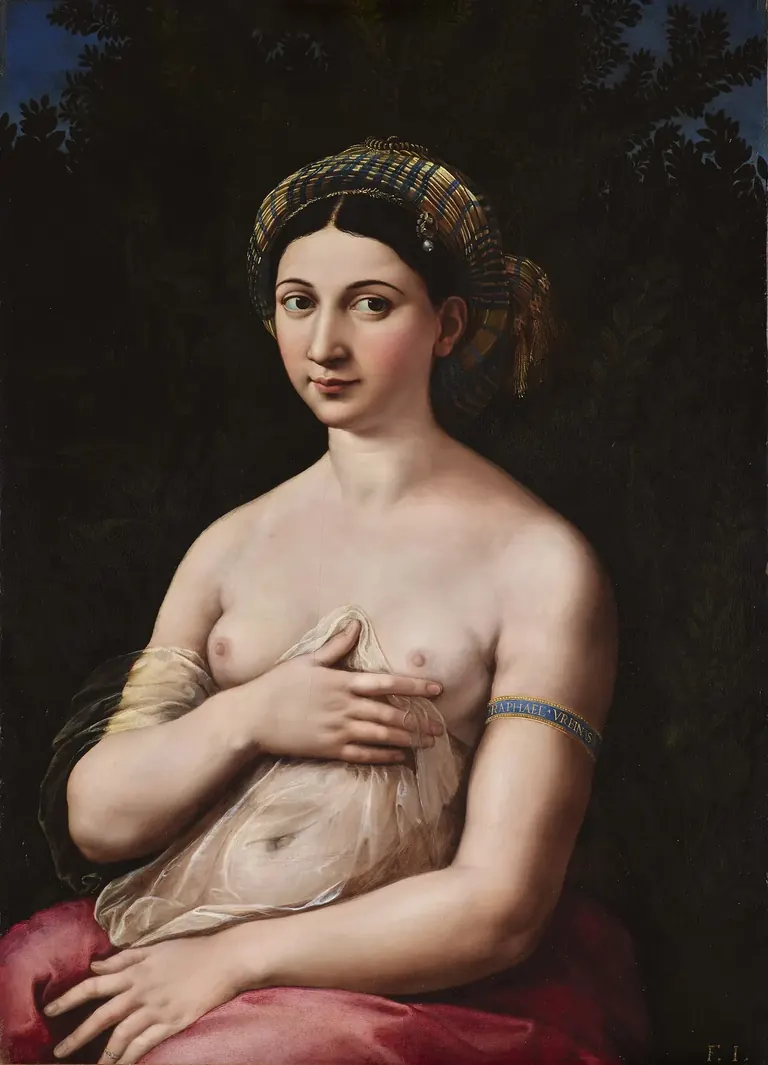 Raphaël, La Fornarina (vers 1519-1520)