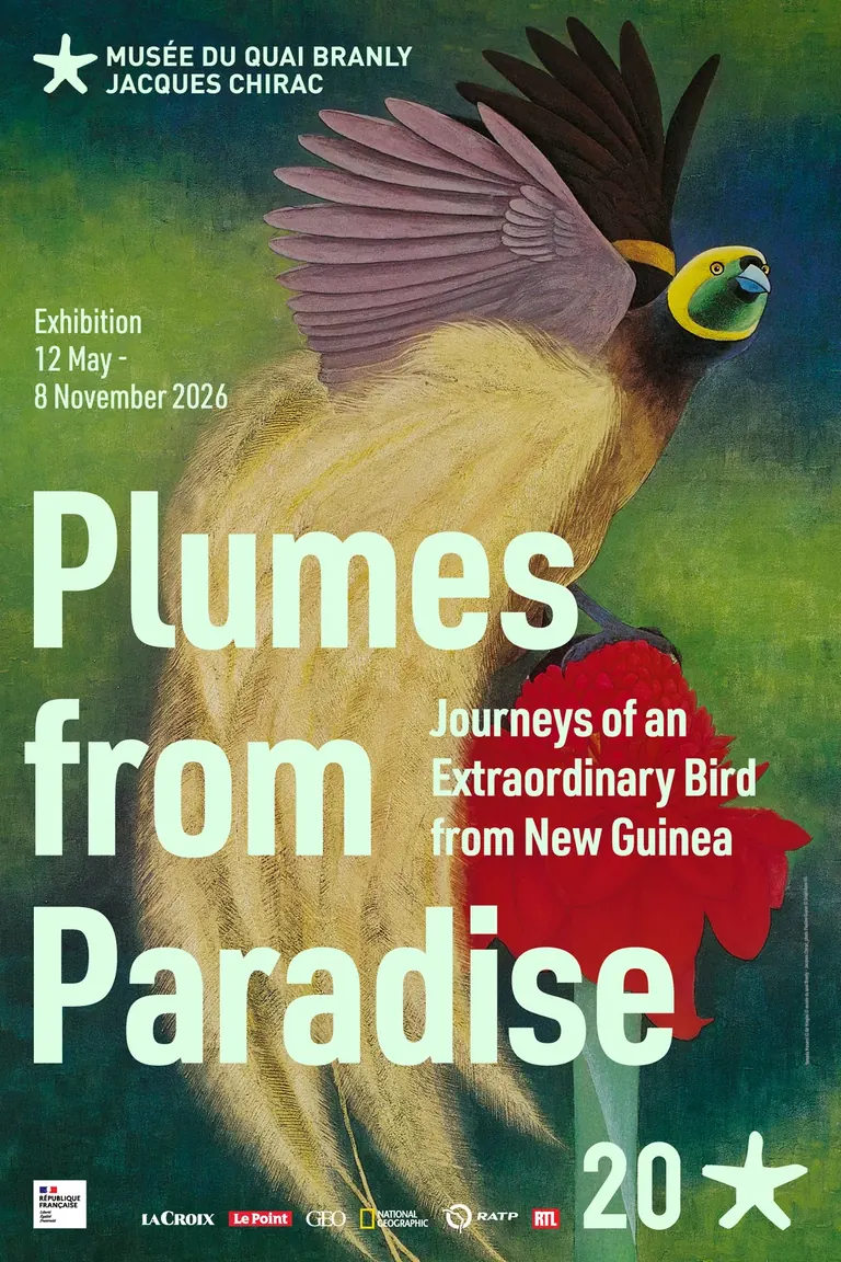 ملصق معرض Plumes from Paradise