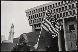 A photograph by Constantine Manos from his 1974 series documenting Boston's streets, on view in Where's Boston? 50 Years Later