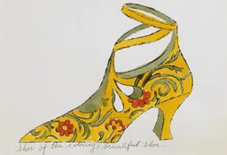 Andy Warhol، Shoe of the Evening, Beautiful Shoe، 1955