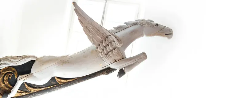 Galionsfiguren im Schwedischen Schifffahrtsmuseum
