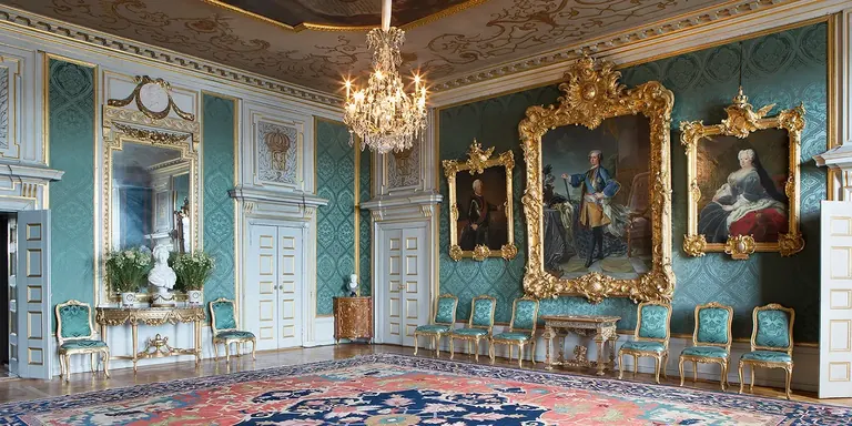 Sala d’estat a les sales de recepció del palau de Drottningholm