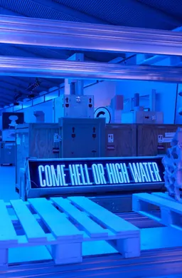 Come Hell Or High Water των SUPERFLEX, άποψη εγκατάστασης στο ARKEN