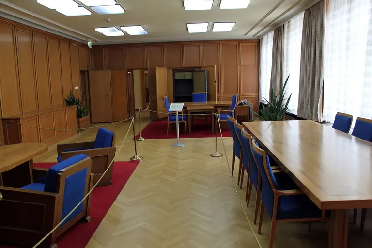 Erich Mielke's preserved office in the Stasi Museum, Berlin