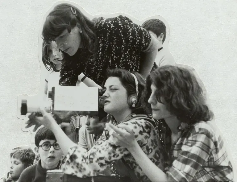 Photograph from the League of Catalonia campaign by Video-Nou, 1977