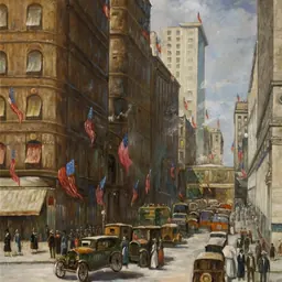 Untitled (Chicago Street) de Clusman, issu du don de M. Christine Schwartz
