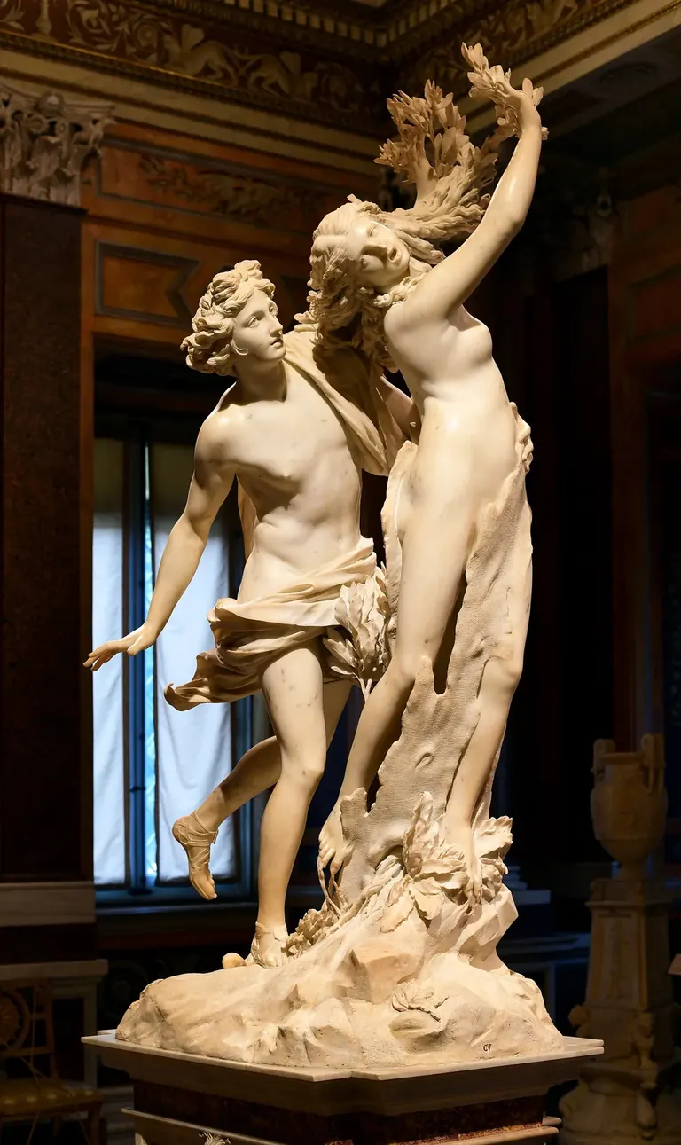 Apollon et Daphné de Bernini (1622-1625), Galleria Borghese