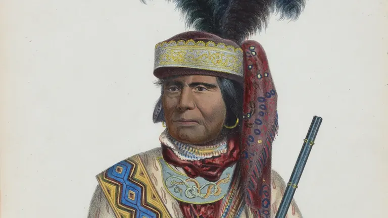 Silver Indian peace medal bearing a U.S. president's portrait in profile