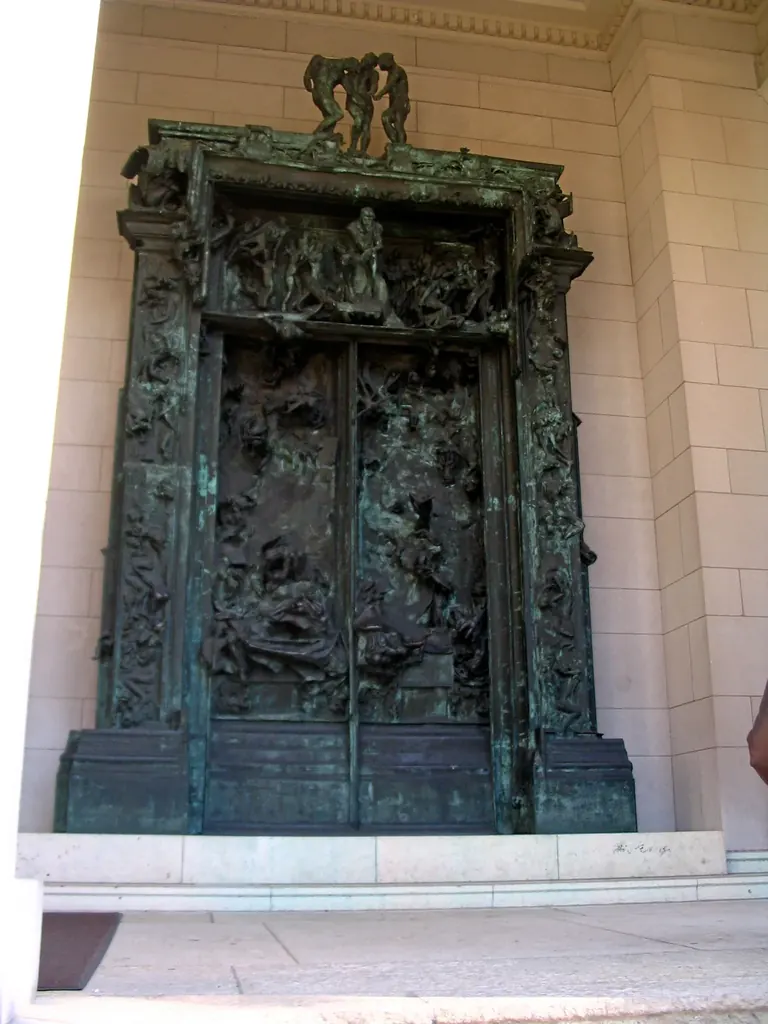 Le bronze La Porte de l’Enfer d’Auguste Rodin, au Rodin Museum de Philadelphie