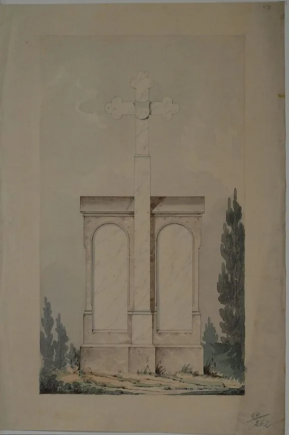 Projet de monument funéraire, pièce phare de la collection de sculptures du musée