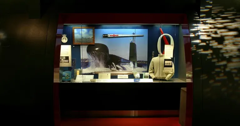 Display in the Navy permanent gallery