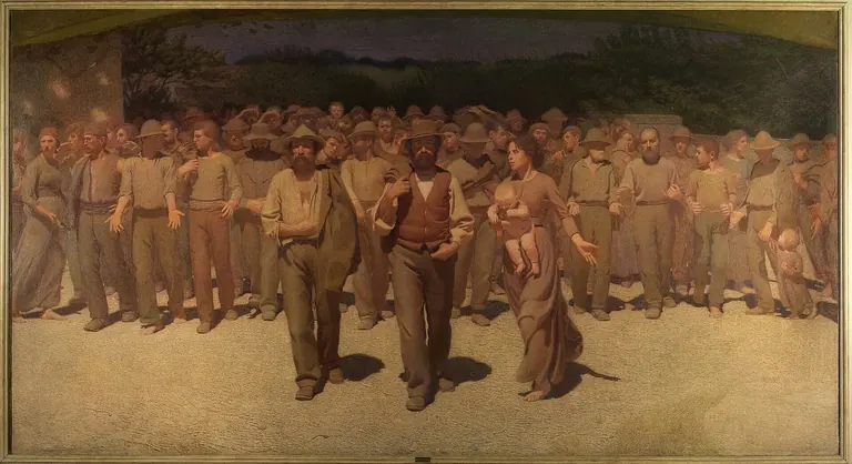 Il Quarto Stato de Giuseppe Pellizza da Volpedo