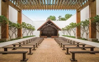 Pati de la capella de Changi