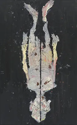 Peinture de Georg Baselitz, Avignon ade (2017)
