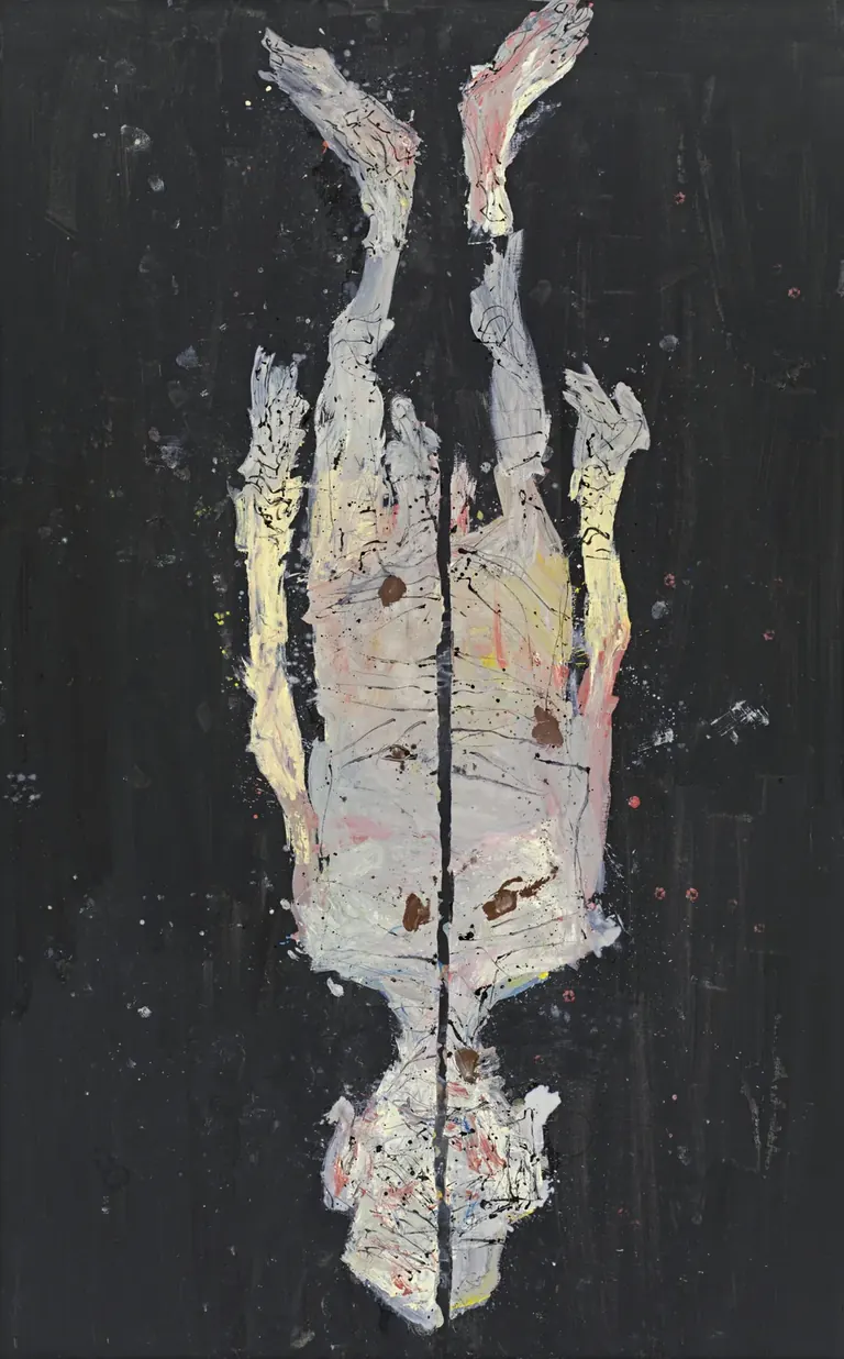 Peinture de Georg Baselitz, Avignon ade (2017)