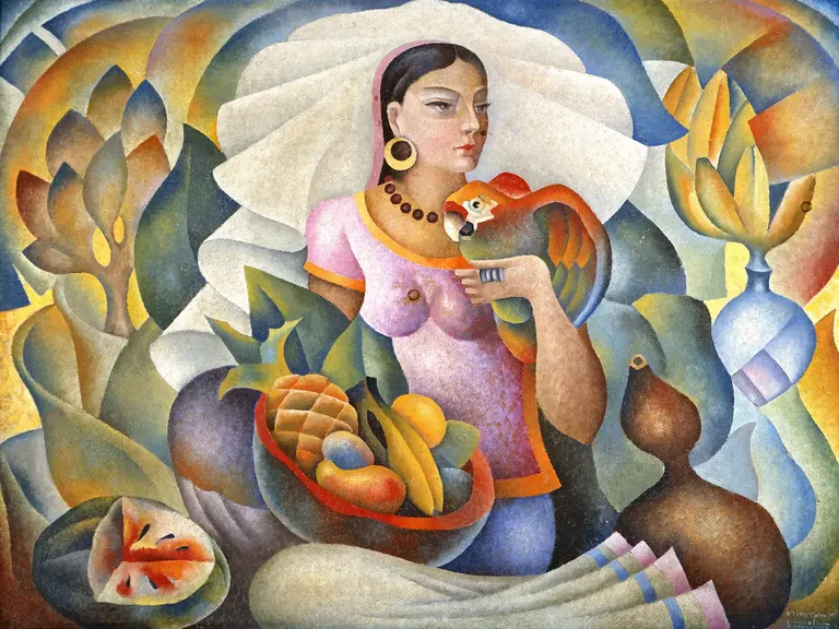 Jorge González Camarena, El perico, 1927, huile sur toile