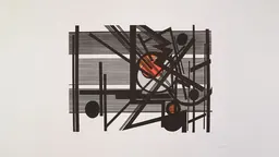 Œuvre de Mavis Pusey, abstraction géométrique