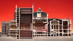 Richard Peduzzi's model of the Opéra Garnier at Musée d'Orsay — Vertigo exhibition