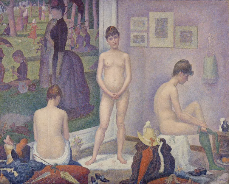 Georges Seurat, Models (Poseuses), Barnes Foundation BF811