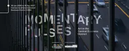 Œuvre d’art public Momentary Pulses dans le quartier des affaires