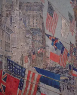 Childe Hassam, Allies Day, May 1917, 1917, National Gallery of Art