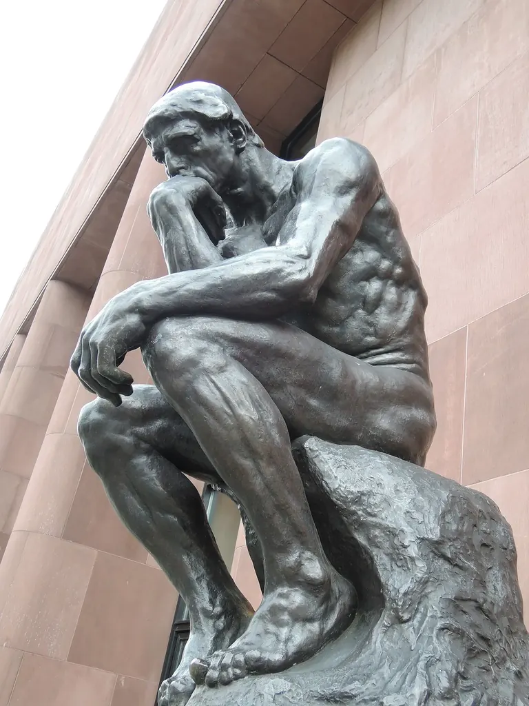 El pensador, escultura de bronze d’Auguste Rodin
