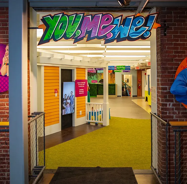 The You, Me, We! exhibit space at Boston Children's Museum