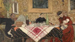 Édouard Vuillard, Le déjeuner en famille — exposició Vuillard, Intimate Theaters