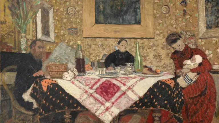 Édouard Vuillard, Le déjeuner en famille — exposició Vuillard, Intimate Theaters