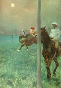 Jockeys, de Edgar Degas, en Barber Institute of Fine Arts