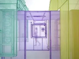 Do Ho Suh, Nest/s, 2024, polyester and stainless steel, 410.1 x 2148.7 x 375.4 cm, courtesy the artist; Lehmann Maupin, New York, Seoul, and London; Victoria Miro