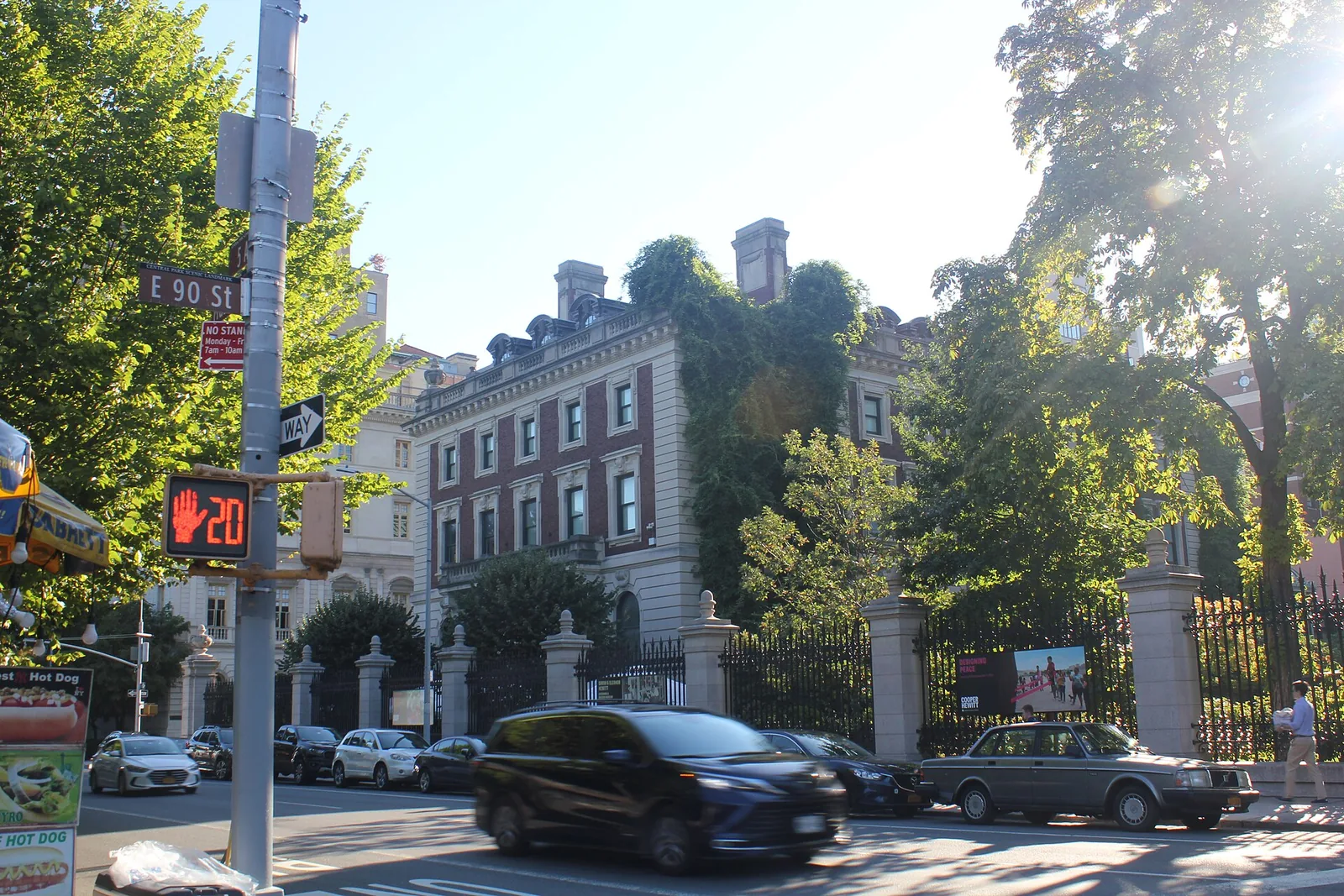 The Andrew Carnegie Mansion, home of Cooper Hewitt, Smithsonian Design Museum, on Fifth Avenue