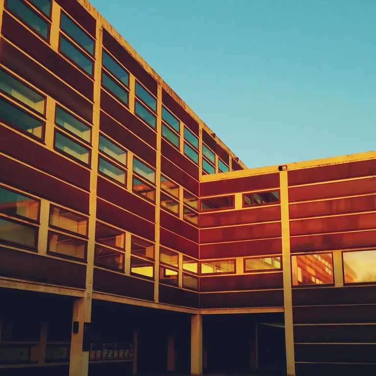 Facade of the Museu de la Música de Barcelona at L'Auditori