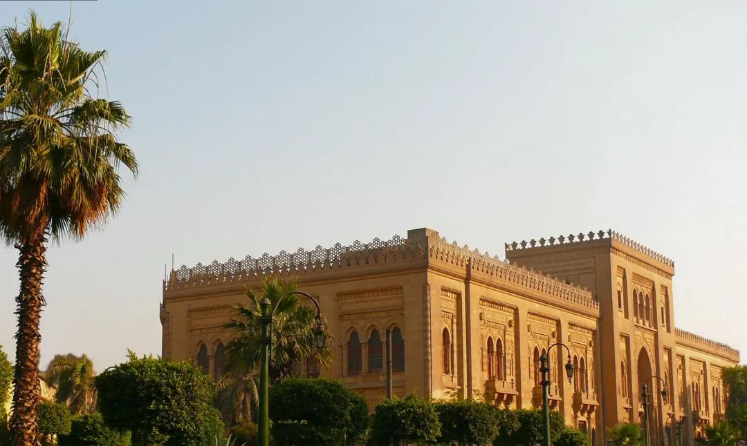 Museum of Islamic Art, Cairo — neo-Mamluk facade at golden hour