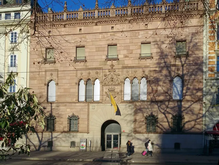 Façade du palais Hallwyl, sur Hamngatan, à Stockholm