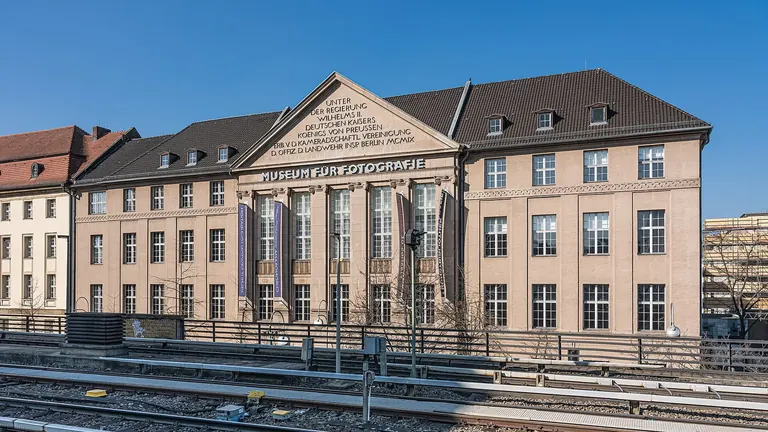 The neoclassical former Landwehr officers' mess housing the Museum für Fotografie on Jebensstraße, Berlin-Charlottenburg