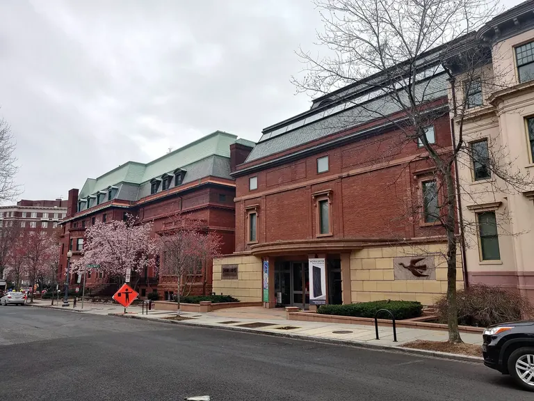Exterior of The Phillips Collection museum building at 1600 21st Street NW in Dupont Circle, Washington DC