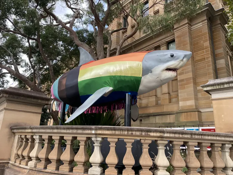 Exterior of the Australian Museum building on College Street, Sydney