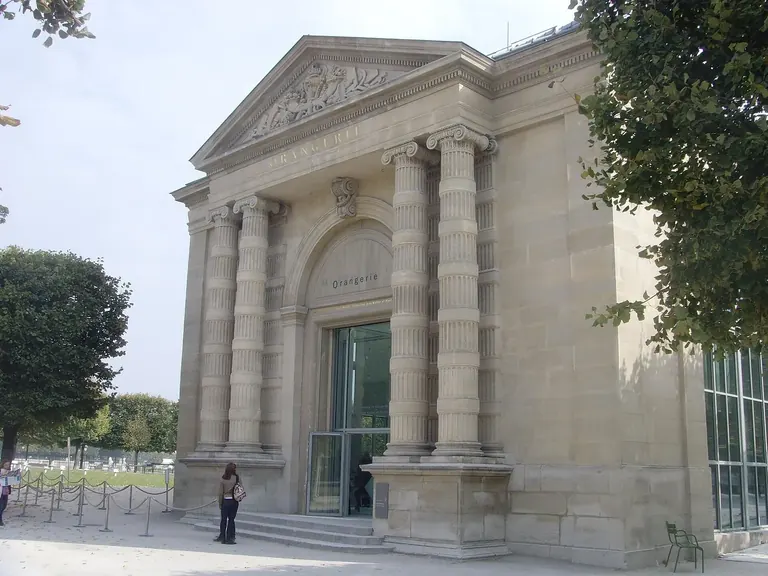 Exterior of the Musée de l'Orangerie in the Tuileries Garden, Paris