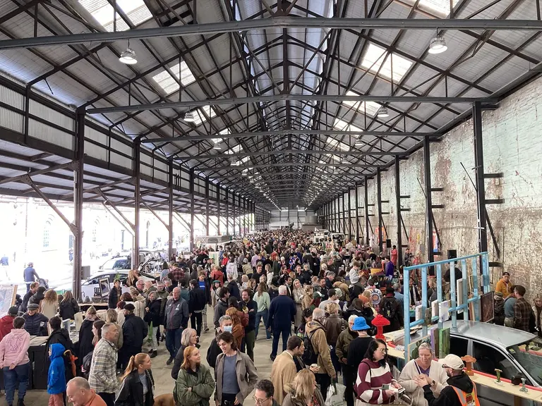 Exterior of Carriageworks arts centre in Eveleigh, Sydney