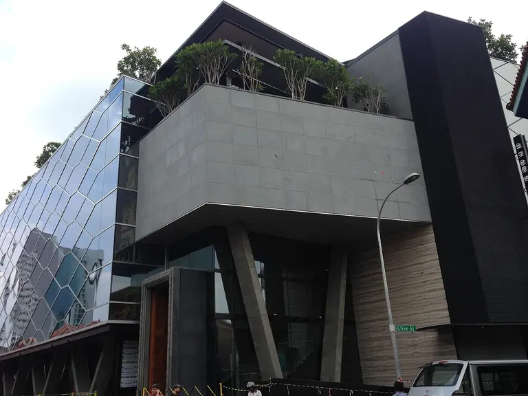 Extérieur de l’Indian Heritage Centre, sur Campbell Lane, à Singapour