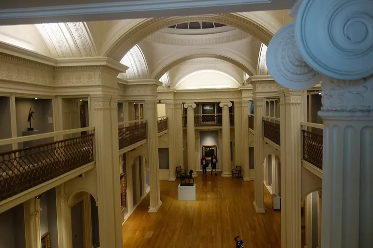 Entrée de Talbot Rice Gallery à Old College, University of Edinburgh